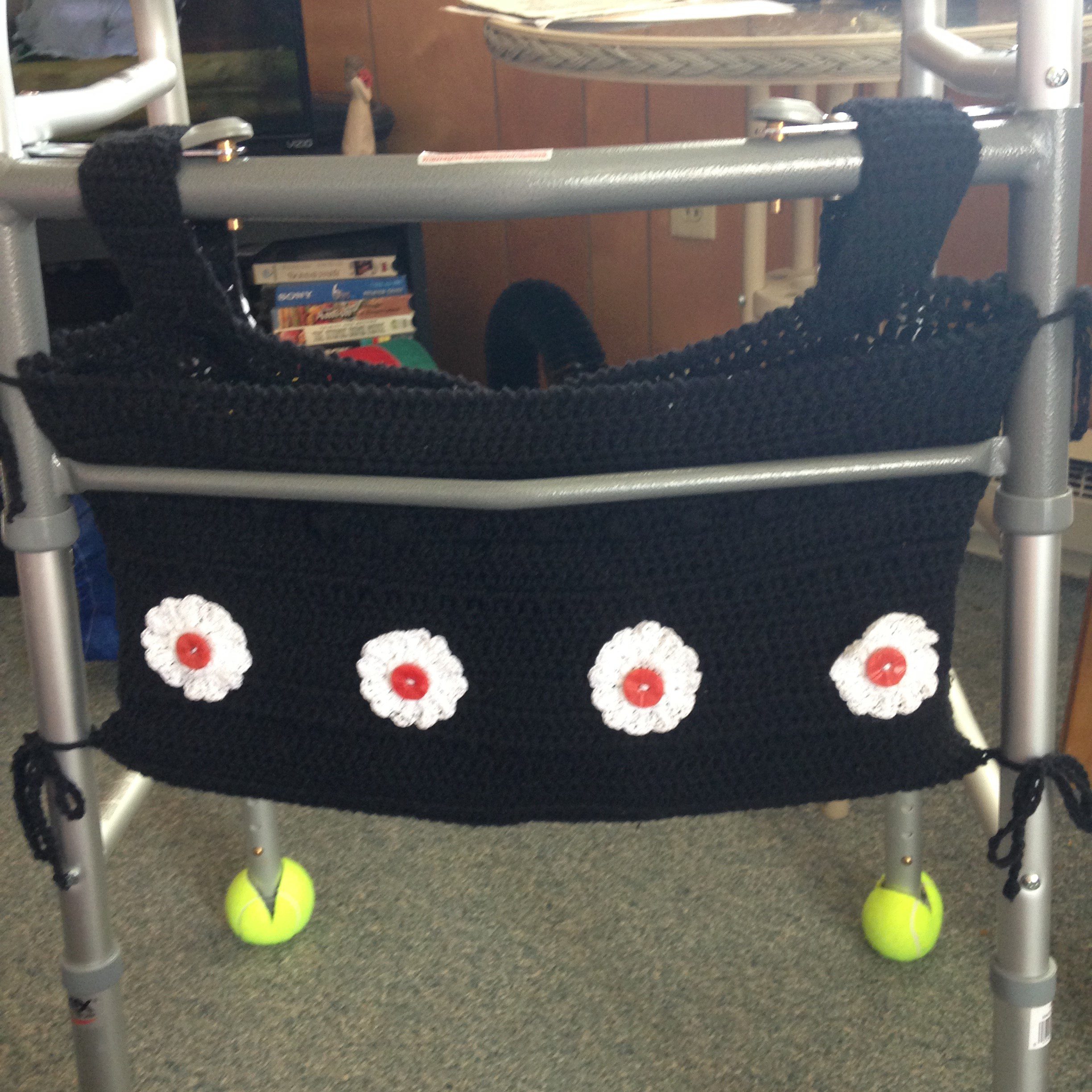 Walker Tote Crochet Pattern (PDF) — Practical Bag for Walkers ...