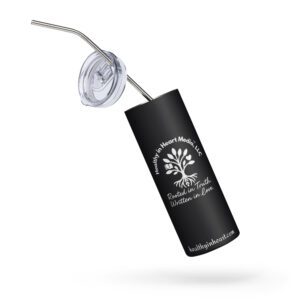 Insulated 20 oz Stainless Steel Tumbler – Rooted in Truth, Written in Love