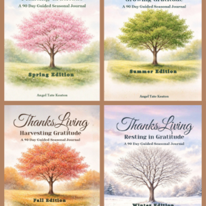 ThanksLiving: A Year of Gratitude Collection Four 90-Day Guided Seasonal Journals